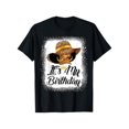 thumbnail image 1 of african american Woman it's My Birthday Black Queen T-Shirt, 1 of 6