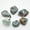 India Onyx, variant on K-KED 6pcs Natural Mixed Irregular Shape Stone Pendants 20-35mm for Delicate Jewelry Making-Strawberry Crystal
