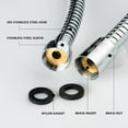 thumbnail image 3 of Shower Hose 79 Inch Long Shower Hose Explosion Proof Stainless Steel Inlet Hose, 3 of 5