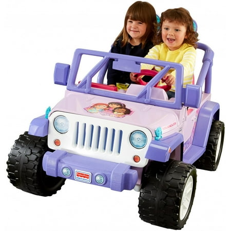 Fisher-Price Power Wheels Dora and Friends Jeep Wrangler