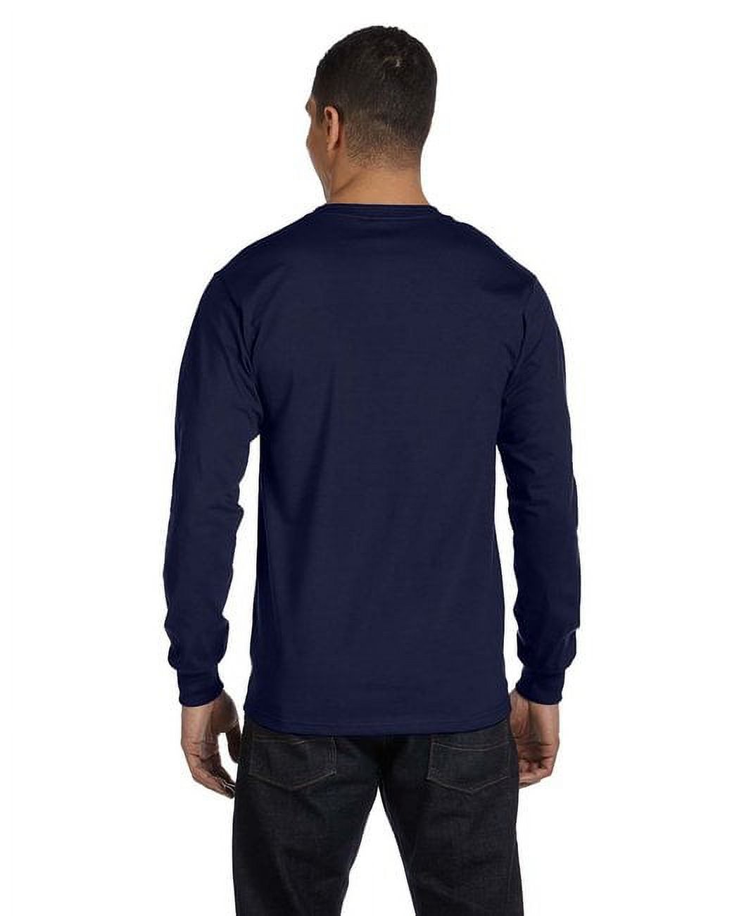 Hanes Men's and Big Men's Premium Beefy-T Long Sleeve T-Shirt, up to ...