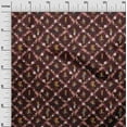 thumbnail image 3 of oneOone Viscose Jersey Maroon Fabric Cowboy Quilting Supplies Print Sewing Fabric By The Yard 60 Inch Wide, 3 of 5