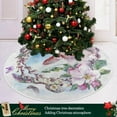 thumbnail image 6 of GZHJMY Easter Bunny Egg Christmas Tree Skirt Tree Skirt for Holiday Party Home Christmas Day Ornaments 36", 6 of 6