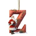 thumbnail image 2 of Vaidha 26 Letters Christmas Tree Decoration Pendant Christmas Tree Ornaments Personalized DIY Christmas Ornaments Christmas Decoration Xmas Tree Hanging Decor, 2 of 6