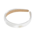 thumbnail image 5 of Unique Bargains 1 Pc Headband Rose Bow Satin Hair Accessories Beige, 5 of 5