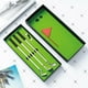 thumbnail image 5 of Golf Pen Set Mini Desktop Golf Ball Pen Gift Includes Putting Green 3 Clubs Pen Balls and Flag, 5 of 5