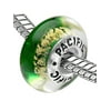 Pacific 925 Charms Sterling Silver Core Glass Bead - Elegant