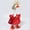 🔥Red_New#330, variant on Mini Desk Goose Outfits, 7 Inch Summer Clothes Set with Cute Hats Dresses and Bags for Desk Decor and Magnetic Porch Goose Key Decor Gifts