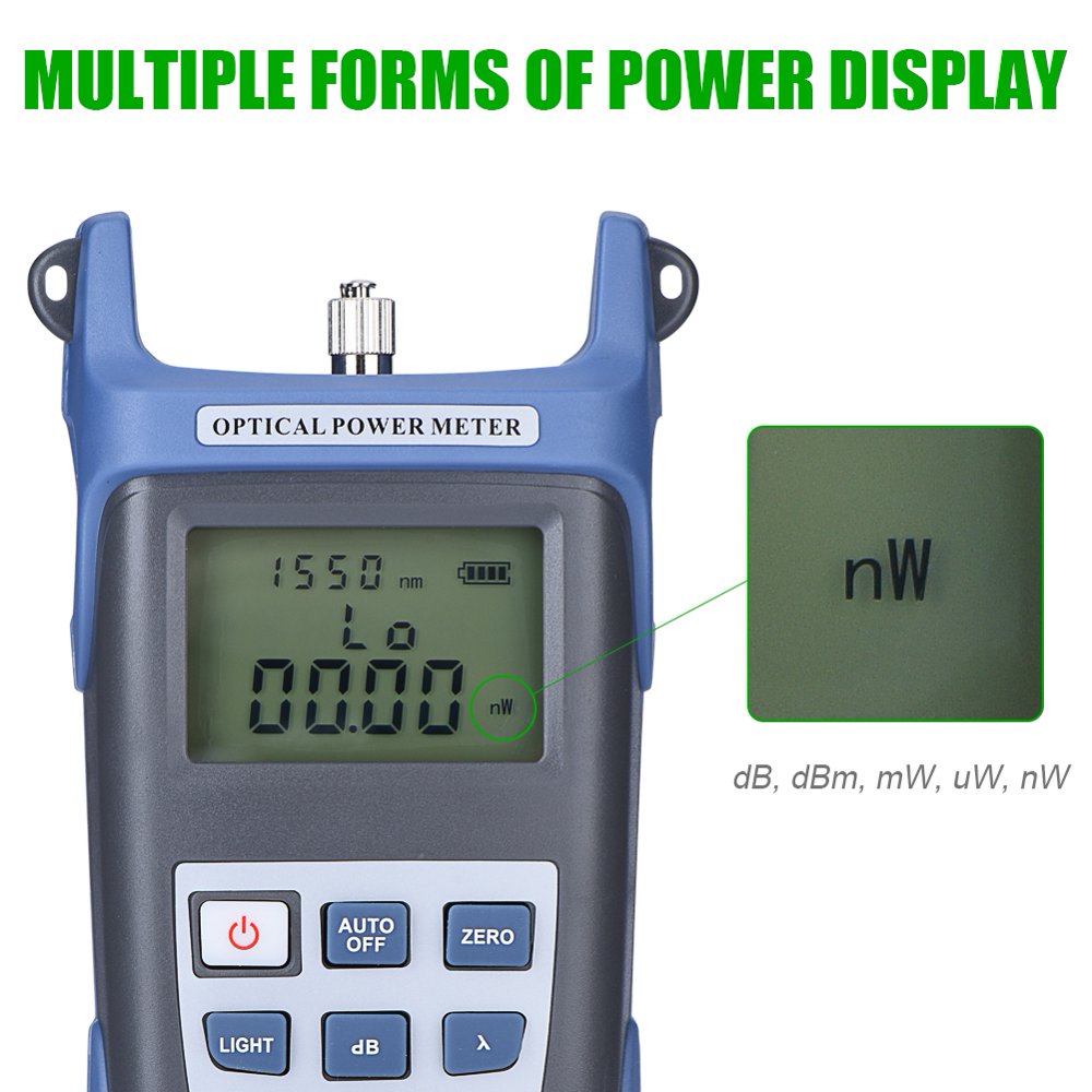 Mgaxyff Optical Power Meter,Highprecision Optical Power Meter 70dBm