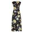 thumbnail image 4 of Vestido de tirantes de camisola con estampado de manga corta con estilo de verano para mujer OAVQHLG3B Store  lin121212, 4 of 4
