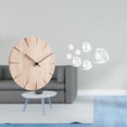 thumbnail image 2 of Reloj De Pared De Madera, Diseño Creativo, Decorativo, Silencioso, Para Restaurante, Oficina, Espejo Acrílico, Pegatinas De Pared, Peces, Decoración De Pared Extraíble Para Sofá, TV, Fondo, 2 of 8