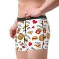 thumbnail image 4 of Bingfone Fast Food Men's Underwear - Casual Stretch Boxer Briefs-Small, 4 of 9
