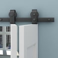 thumbnail image 3 of JUBEST 51" Bi-Folding Barn Sliding Door Hardware Top Mount Track Kit, 3 of 5