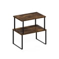 thumbnail image 4 of Furinno Ravel Stackable Kitchen Counter Shelves in Set of 2 Amber Pine, 4 of 7