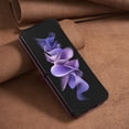 thumbnail image 6 of Dteck Case for Samsung Galaxy Z Flip 6,Luxury Leather Case PC Slim Back Cover for Galaxy Z Flip 6 5G,Darkpurple, 6 of 6