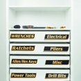 thumbnail image 4 of 12 Pack of Magnetic Toolbox Labels, 3D-Printed Tool Box Labels, General Tool Box Organize Accessories, Easy to Read Printing, Quick Identifying Tool Box Drawers (Yellow), 4 of 5