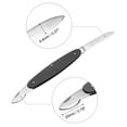 thumbnail image 3 of Abridor de tapa trasera de reloj Uxcell cuchillo de acero inoxidable de doble propósito para reloj de presión negro, 3 of 5