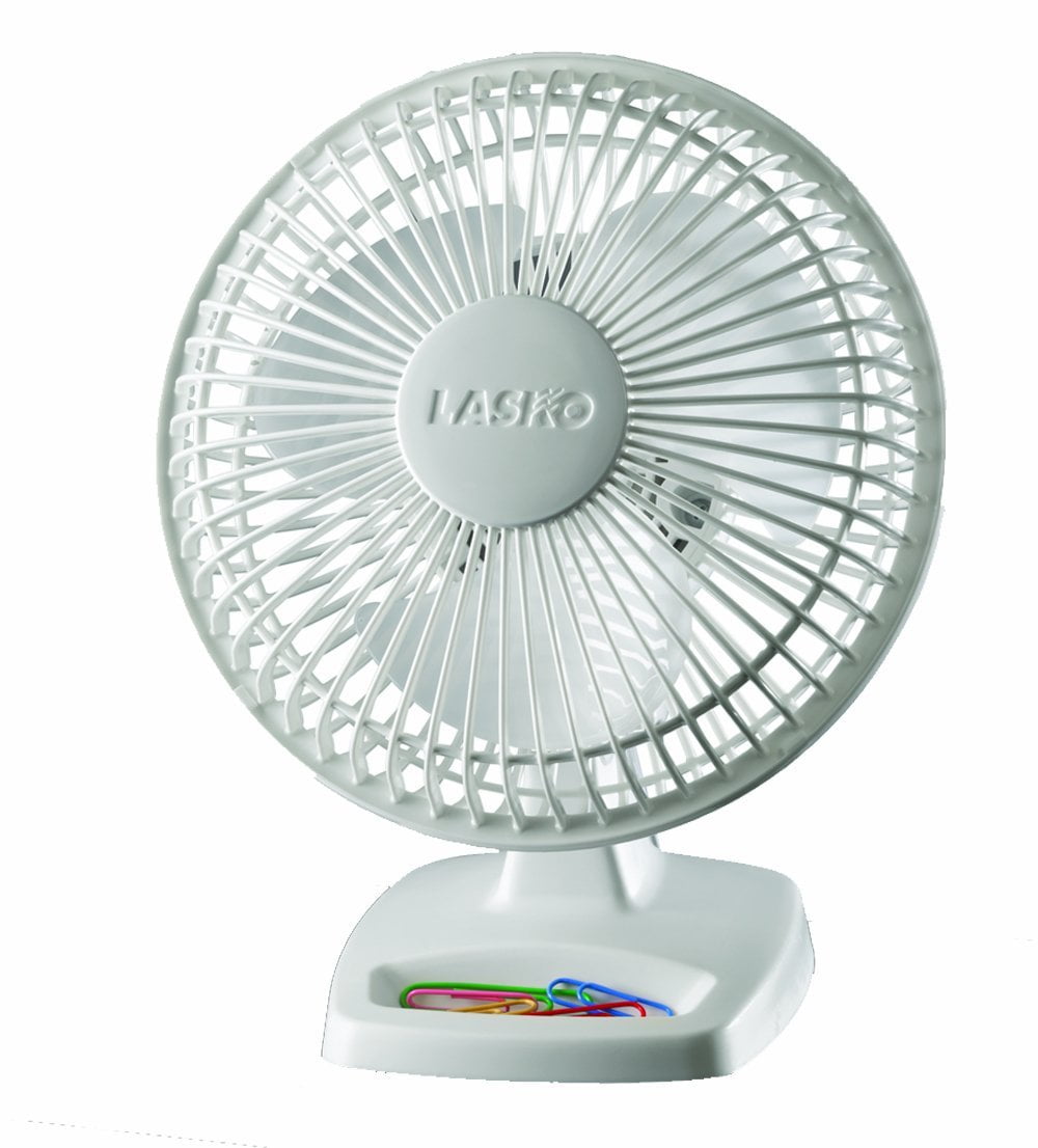 Lasko Personal Fan, 6 Inches, White 