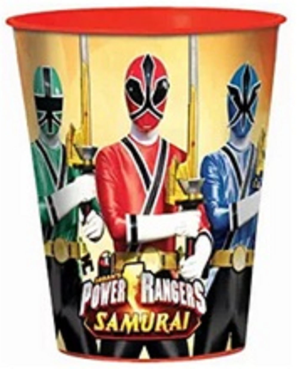 Designware 12X Power Rangers Samurai Plastic 16 Ounce Reusable Keepsake