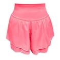 thumbnail image 5 of NINGMENG Skirts For Women Summer Solid Color Elastic High Waist Ruffled Athletic Running Mini Tennis Skirt Daily-Wear,Blue,M, 5 of 5