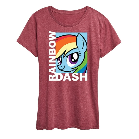 My Little Pony - Character Block Rainbow Dash - Women's Short Sleeve Graphic T-Shirt