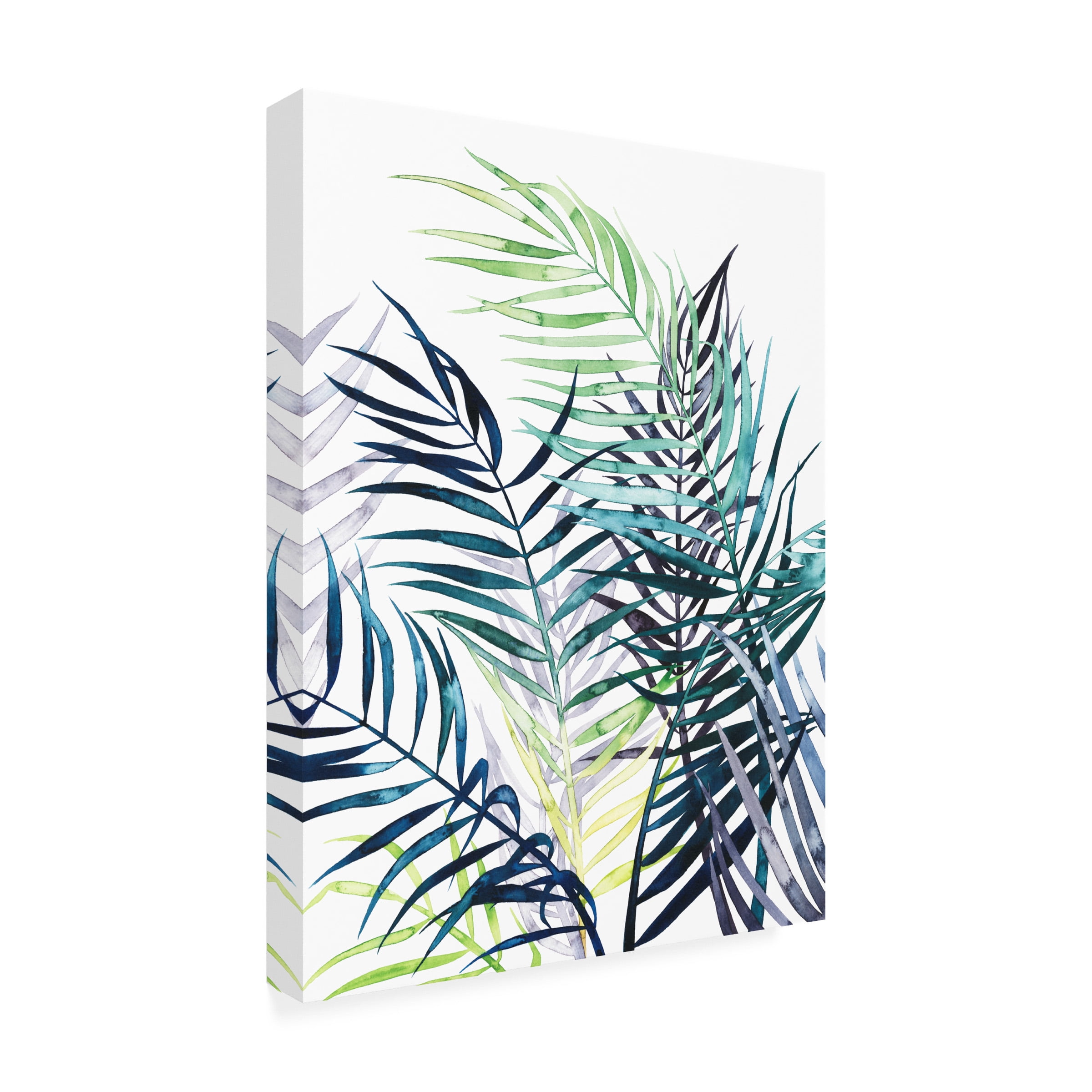 Grace Popp 'Twilight Palms I' Outdoor Canvas 24x18