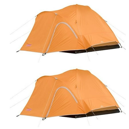 - (2) COLEMAN Hooligan 3 Person Camping Dome Tents w/ WeatherTec System - 8' x 7'
