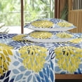 thumbnail image 4 of Navy Blue Soft Bedding Set Deep Pocket 3 Piece Bedding, Luxury Soft Microfiber Queen Sheet Sets Spring Floral, 4 of 7