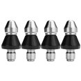 thumbnail image 1 of 4PCS Sewer Cleaning Tool High Pressure Nozzle Pipe Unclogger Nozzle Sewer Jetter Nozzle 1/4 Inch Quickly Connector,A, 1 of 5