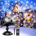 thumbnail image 2 of Christmas Snowflakes Projector Lights Owl Shaped Led Snowfall Projection Lamp ,Easy to Setup, 2 of 5