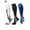 Black+Blue+White, variant on Luxtrada 3 Pairs Medical&Althetic Compression Socks 20-30 mmHg Nursing Performance Socks for Men Women - made for Best Running, Athletic Sports, Travel