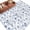 White Gray Blue, variant on Round Rugs 3Ft, Elegant Teal Flowers Round Area Rug Washable Indoor Throw Carpet, Spring Floral Botanical Summer Small Non Slip Circle Rug for Bedroom Living Room Home Decor Aesthetic