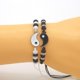thumbnail image 3 of 2 Pulseras de Cuerda Ajustables LANNMXG Yin y Yang para Mejores Amigos Novios y Novias, 3 of 5