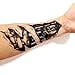 thumbnail image 3 of Kotbs 6 Sheets Large Temporary Tattoo Paper 3d Machine Robot Arm Design Body Tattoo Sticker for Men Women, 3 of 4