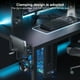 thumbnail image 2 of Descripción Lateral La Computadora Portátil Escritorio Organizador Almacenamiento Soporte Singer Sin Taladro para Oficina El Oficina/tableta/teclado/auriculares, 2 of 9