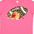 thumbnail image 4 of Inktastic Football with Flowers and Leopard Spots Boys or Girls Toddler T-Shirt, 4 of 5