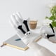 thumbnail image 1 of Guantes de mano 3D muñeca comodidad novedad mujeres niñas tomados de la mano guantes Blanco Yinane Guantes de invierno, 1 of 8