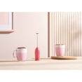 thumbnail image 5 of Pink Bodum Schiuma Battery-Powered Milk Frother: Handheld Wand for Coffee, Stainless Steel & Plastic, 5 of 5