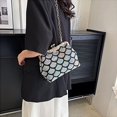 thumbnail image 3 of LinYooLi Women Mini Evening Handbag Clutch Chain Strap Cross-body Bag Kiss Lock, 3 of 8