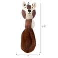 thumbnail image 4 of 11.75" Brown, Beige, and Black Pet Lovers Collectibles DII Squirrel Ball With Squeaker Pet Toy (Pack of 2), 4 of 6