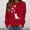 z1-Red, variant on CALAFEBILA Cat Long Sleeve Hoodie Hooded Pullover Crewneck Sweatshirt Women