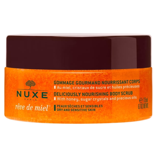 Exfoliante corporal Nuxe Rêve de Miel Nutritivo con Manteca de Karité 200 ml