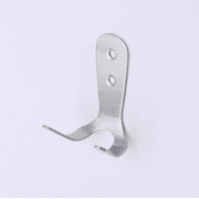 Solid Stainless Steel Double Clothes Hooks Rear Door Hooks Multifunctional Single Hooks Double Hooks Clothes Hooks