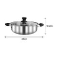 thumbnail image 2 of Olla caliente BLESIY Olla de cocina para familias 28cm Utensilios de cocina Shabu Shabu, 2 of 8
