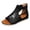 Black, variant on NOKIO Trendy Women'S Slide Sandals Sandals For Women Platform Sandals Wedge Ankle Strap Open Toe Sandals Women's Ankle Strap Low Wedge Sandals