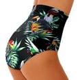 thumbnail image 4 of Women Vintage High Waist Bikini Bottom Swimwear Brief Beachwear, 4 of 4