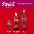 thumbnail image 6 of Coca-Cola Cherry Soda Pop Bottles, 16.9 fl oz, 6 Pack, 6 of 16