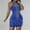 Blue, variant on TMOYZQ Cocktail Dresses for Women Elegant Sleeveless Halter Neck Sparkly Rhinestone Mini Dresses Birthday Party Club Night Outfit Prom Dress Evening Gowns