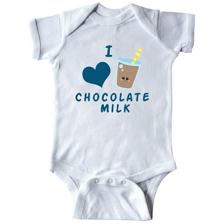 

Inktastic I love chocolate milk Gift Baby Boy or Baby Girl Bodysuit