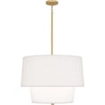 thumbnail image 3 of Robert Abbey Aw138 Decker 3 Light 24" Pendant Ceiling Light - White, 3 of 5